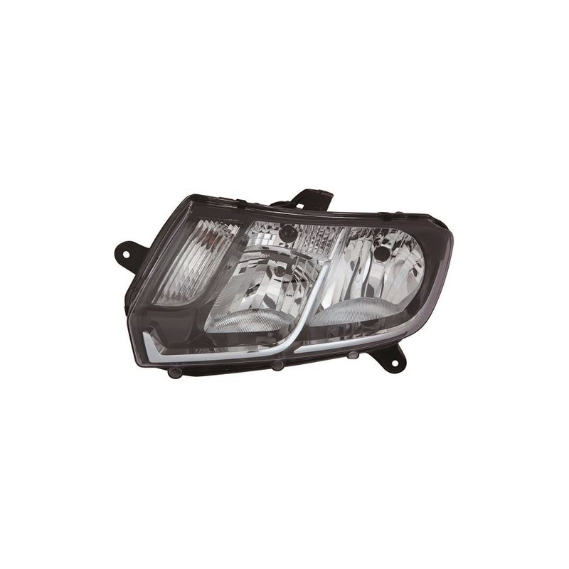 FARO FANALE PROIETTORE SX 4 H7,H1,PY24W,W21,5W ELETTRICA DACIA LOGAN-MCV II 2012 2016 OEM 260607796R