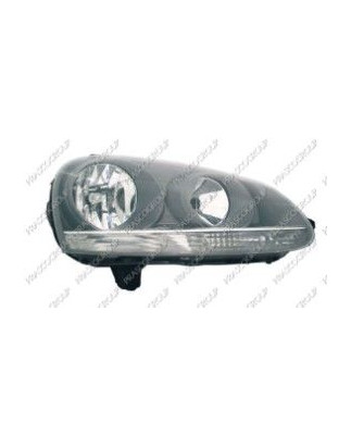 FARO FANALE PROIETTORE DX H7,H7 GRIGIA SCURA ELETTRICA VOLKSWAGEN GOLF V (1K1) 2004 2008 OEM 1K6941030C