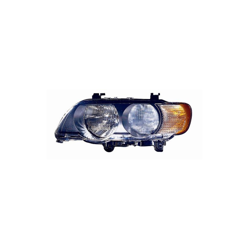 FARO FANALE PROIETTORE SX H7,HB3 BIANCO BMW X5 (E53) 2000 2007 OEM 63127164441