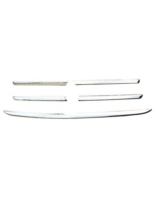 KIT MODANATURA GRIGLIA RADIATORE CROMATE 5 PEZZI MERCEDES-BENZ ML (W163) 1998 2005 OEM A1638801085