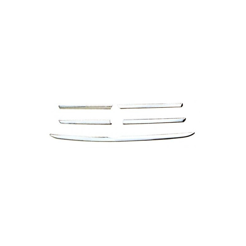 KIT MODANATURA GRIGLIA RADIATORE CROMATE 5 PEZZI MERCEDES-BENZ ML (W163) 1998 2005 OEM A1638801085