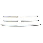 KIT MODANATURA GRIGLIA RADIATORE CROMATE 5 PEZZI MERCEDES-BENZ ML (W163) 1998 2005 OEM A1638801085
