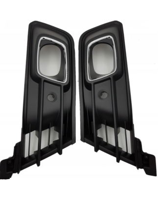 KIT GRIGLIA PARAURTI ANT DX/SX NERE C/SENS CROMATA RENAULT CAPTUR I (J5/H5) 2017 2020 OEM 261524960R