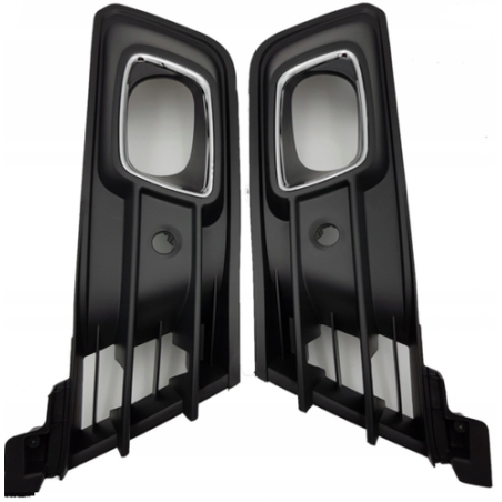 KIT GRIGLIA PARAURTI ANT DX/SX NERE C/SENS CROMATA RENAULT CAPTUR I (J5/H5) 2017 2020 OEM 261524960R