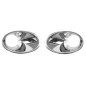 KIT CORNICI FENDINEBBIA CROMATI 5 RENAULT MEGANE 2012  OEM 261521021R