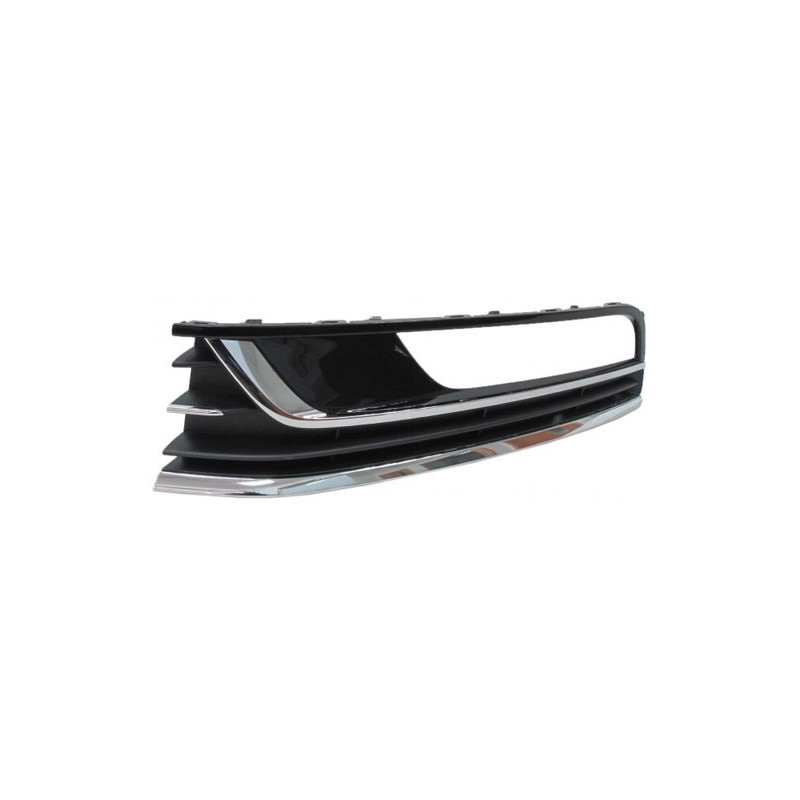 GRIGLIA PARAURTI ANT SX NERA LUCIDA CROMATI VOLKSWAGEN PASSAT (362/365) 2011 2015 OEM 3AA854661B9B9