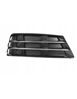 GRIGLIA PARAURTI ANT SX NERA CROMATA AUDI A4 (8W2/8WC/8W5/8WD) 2015 2018 OEM 8W0807681RFKZ