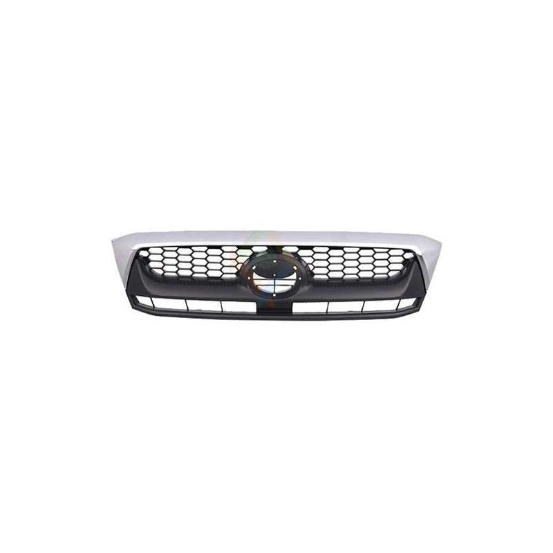GRIGLIA PARAURTI ANT NERA-CROMATA TOYOTA HI-LUX 2WD/4WD (N1/N2/N3) 2009 2012 OEM 531210K060
