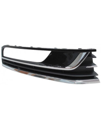 GRIGLIA PARAURTI ANT DX NERA LUCIDA CROMATI VOLKSWAGEN PASSAT (362/365) 2011 2015 OEM 3AA854662B9B9