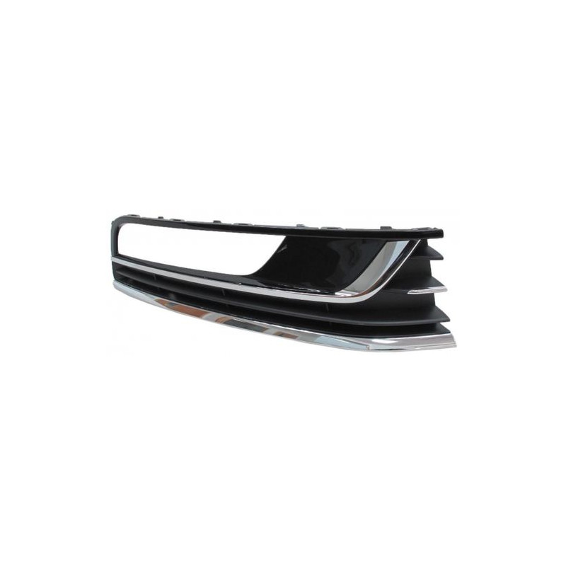 GRIGLIA PARAURTI ANT DX NERA LUCIDA CROMATI VOLKSWAGEN PASSAT (362/365) 2011 2015 OEM 3AA854662B9B9