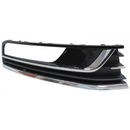 GRIGLIA PARAURTI ANT DX NERA LUCIDA CROMATI VOLKSWAGEN PASSAT (362/365) 2011 2015 OEM 3AA854662B9B9