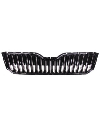 GRIGLIA RADIATORE NERA LUCIDA CROMATA SKODA SUPERB (3V3/3V5) 2015 2019 OEM 3V0853653AFOD