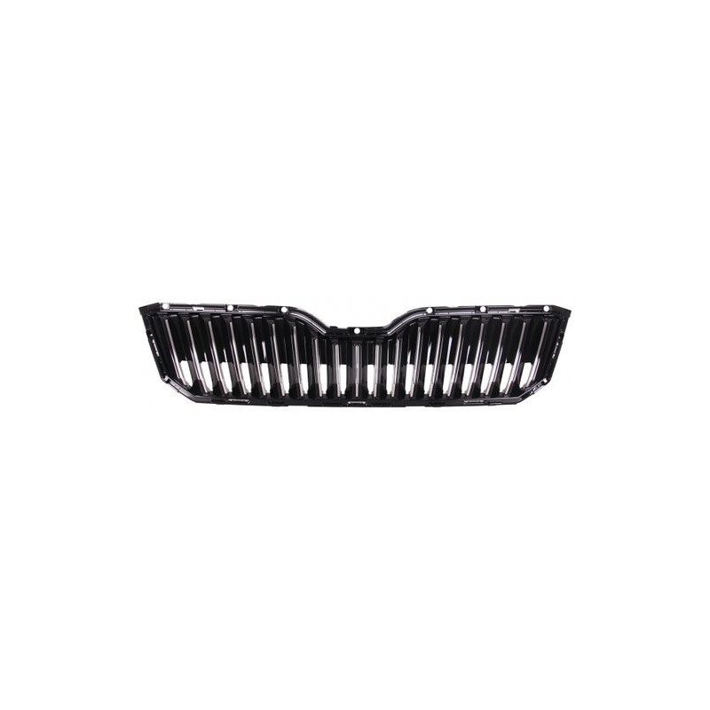 GRIGLIA RADIATORE NERA LUCIDA CROMATA SKODA SUPERB (3V3/3V5) 2015 2019 OEM 3V0853653AFOD