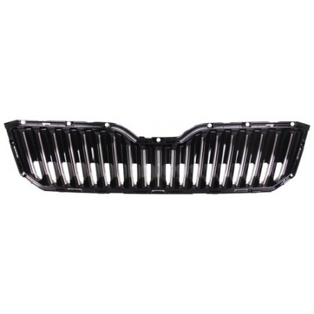GRIGLIA RADIATORE NERA LUCIDA CROMATA SKODA SUPERB (3V3/3V5) 2015 2019 OEM 3V0853653AFOD
