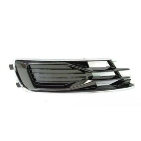 GRIGLIA PARAURTI ANT SX NERO LUCIDO CROMATA AUDI A6 (4GH/4GJ/4G2/4GC/4G5/4GD) 2014 2018 OEM 4G0807647T94
