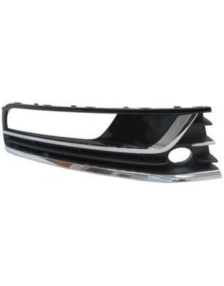 GRIGLIA PARAURTI ANT DX 3 NERA LUCIDA CROMATI VOLKSWAGEN PASSAT (362/365) 2011 2015 OEM 3AA854662C9B9