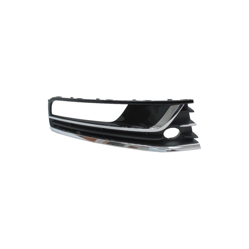 GRIGLIA PARAURTI ANT DX 3 NERA LUCIDA CROMATI VOLKSWAGEN PASSAT (362/365) 2011 2015 OEM 3AA854662C9B9