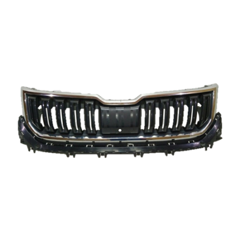GRIGLIA PARAURTI ANT NERA CROMATA SKODA KAROQ (NU7/ND7) 2017 2021 OEM 565853653CZD4