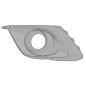 GRIGLIA PARAURTI ANT SX MAZDA 3 SDN-H/B (BM/BN) 2013 2016 OEM BHR150C21A