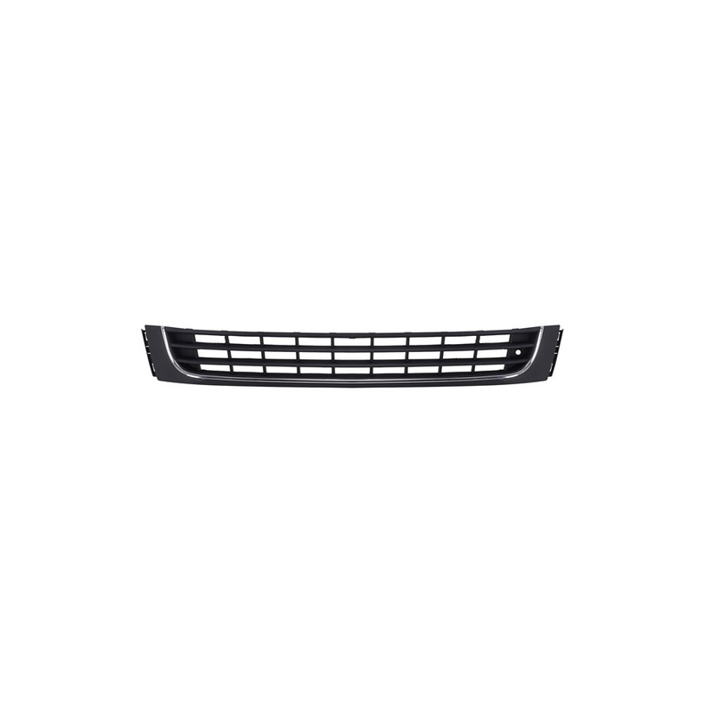 GRIGLIA PARAURTI ANT CENTRALE NERA CROMATA VOLKSWAGEN AMAROK P/U (S6/S7) 2010 2016 OEM 2HH8536779B9