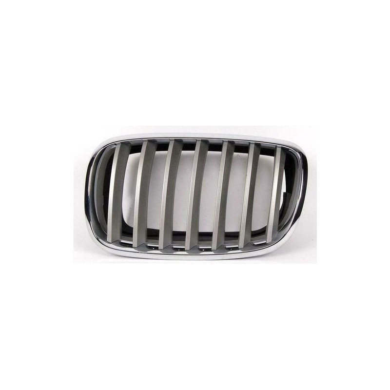 GRIGLIA ANT DX CROMATA/TITANIO BMW X5 (E70) 2007 2010 OEM 51137185224
