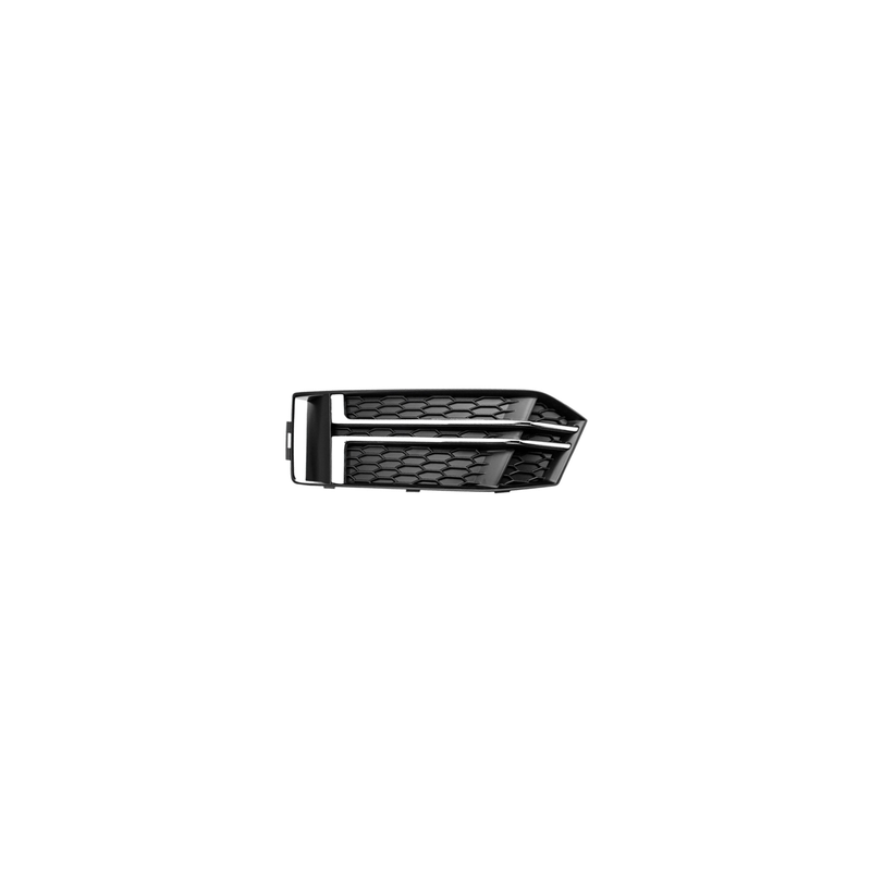 GRIGLIA PARAURTI ANT DX NERA CROMATA AUDI A4 (8W2/8WC/8W5/8WD) 2015 2018 OEM 8W0807682F