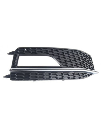 GRIGLIA PARAURTI ANT DX CROMATA INTERNO NERO AUDI A4 (8KH/8K2/8K5) 2011 2015 OEM 8K0807682P01C