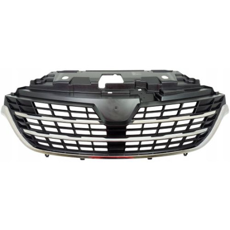 GRIGLIA PARAURTI ANT CENTRALE NERA CROMATA (4PZ) RENAULT TRAFIC (EG) 2014 2019 OEM 623109221R