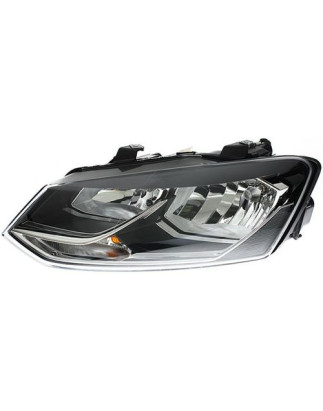 FARO FANALE PROIETTORE SX H7,H7 NERA VOLKSWAGEN POLO (6C1) 2014 2017 OEM 6C1941005