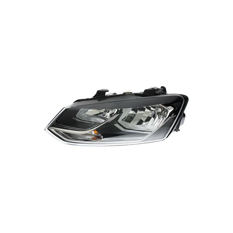 FARO FANALE PROIETTORE SX H7,H7 NERA VOLKSWAGEN POLO (6C1) 2014 2017 OEM 6C1941005