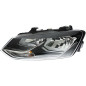 FARO FANALE PROIETTORE SX H7,H7 NERA VOLKSWAGEN POLO (6C1) 2014 2017 OEM 6C1941005