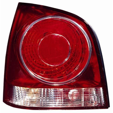 FANALE POST SX SENZA ROSSO VOLKSWAGEN CROSS POLO (9N3) 2005 2009 OEM 6Q6945095M