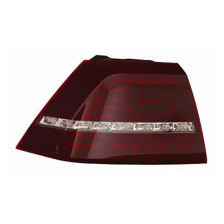 FANALE POST SX ROSSO SCURO CON LED LED ESTERNO VOLKSWAGEN GOLF VII (5G1) 2013 2016 OEM 5G0945207C