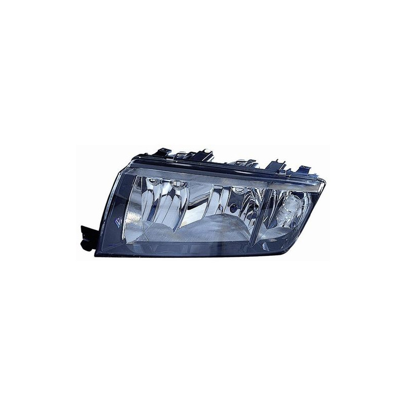 FARO FANALE PROIETTORE DX H7,H3 NERA ELETTRICA SKODA FABIA (6Y2/6Y3/6Y5) 1999 2007 OEM 6Y1941016C