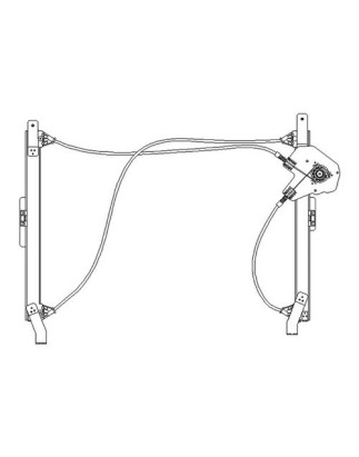 MECCANISMI ALZACRISTRALLO ANT SX 3 MINI CABRIO (R52) 2004 2008 OEM 51337039451