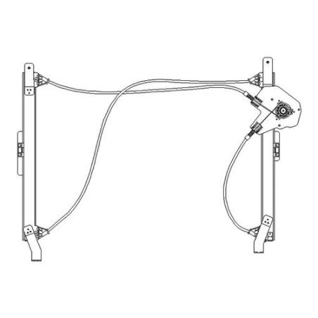 MECCANISMI ALZACRISTRALLO ANT SX 3 MINI CABRIO (R52) 2004 2008 OEM 51337039451