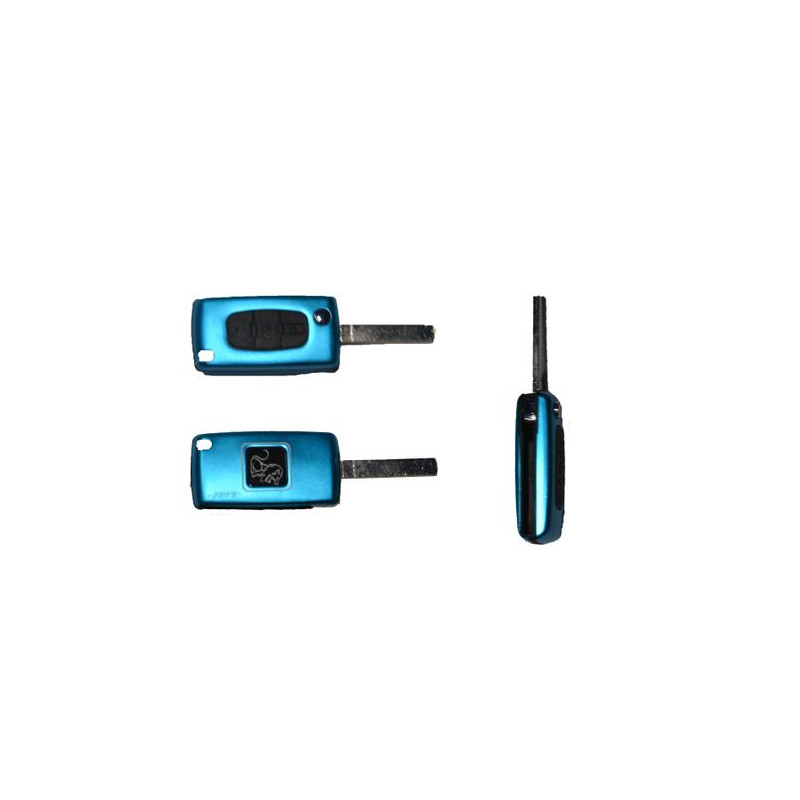 GUSCIO PER CHIAVI BLU 3 CON ALLOGGIO BATTERIA ROTONDO HU83 CITROEN C3 (SC) 2010 2013