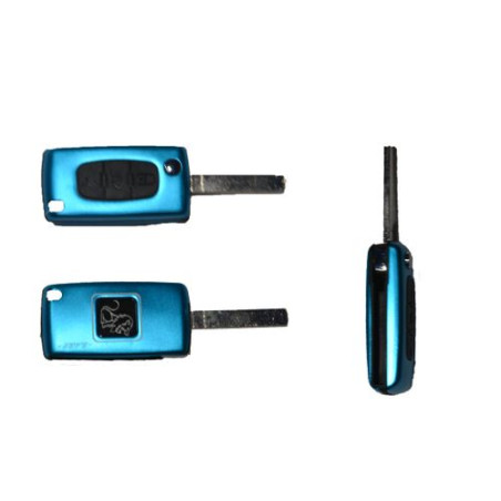 GUSCIO PER CHIAVI BLU 3 CON ALLOGGIO BATTERIA ROTONDO HU83 CITROEN C3 (SC) 2010 2013