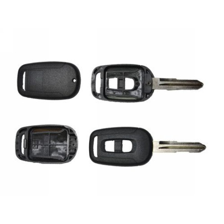 GUSCIO PER CHIAVI NERO 2 CON VITE E NO TASTI IN GOMMA HU46 CHEVROLET CAPTIVA 2007 2012