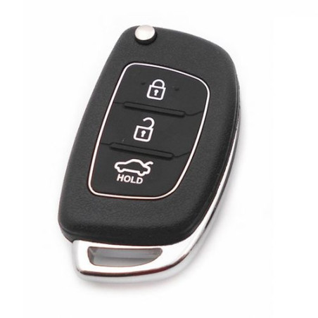 GUSCIO PER CHIAVI NERO CON BORDO CROMATO 3 TOY49 HYUNDAI i30 (FD) 2007 2012