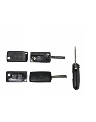 GUSCIO PER CHIAVI NERO 2 CON ALLOGGIO BATTERIA ESAGONALE HU83 CITROEN C2 (JM) 2008 2010