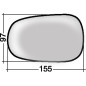 VETRO CON PIASTRA DX/SX RENAULT CLIO II (BB/CB) 1998 2001 OEM 6001547924