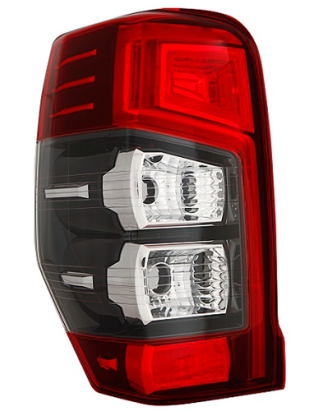 FANALE POST DX BIANCO-ROSSO SENZA PY21W,W16W LED MITSUBISHI P/U L200 (KJ/KK/KL) 2019 2024 OEM 26550W200P