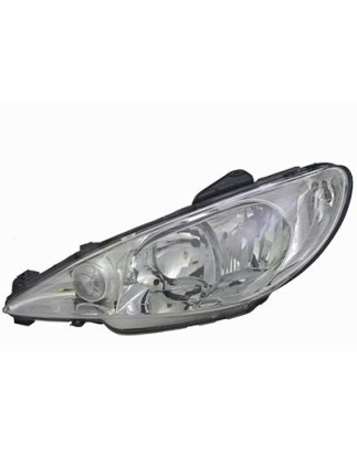 FARO FANALE PROIETTORE SX H1/H7 VALEO PEUGEOT 206 (2A/2C/2D/2E/2K) 1998 2009 OEM 6208A0