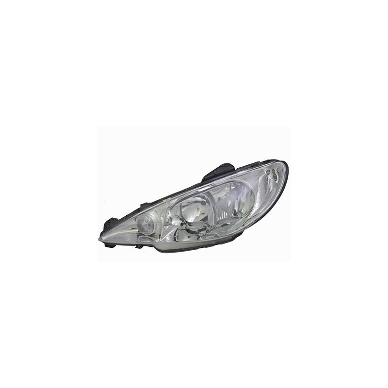 FARO FANALE PROIETTORE SX H1/H7 VALEO PEUGEOT 206 (2A/2C/2D/2E/2K) 1998 2009 OEM 6208A0