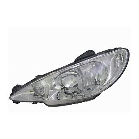 FARO FANALE PROIETTORE SX H1/H7 VALEO PEUGEOT 206 (2A/2C/2D/2E/2K) 1998 2009 OEM 6208A0