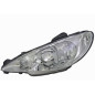 FARO FANALE PROIETTORE SX H1/H7 VALEO PEUGEOT 206 (2A/2C/2D/2E/2K) 1998 2009 OEM 6208A0