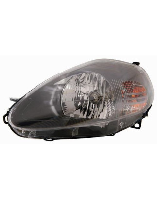 FARO FANALE PROIETTORE SX H4 CONNETTORE GIALLO NERA FIAT GRANDE PUNTO (199) 2005 2012 OEM 51833191
