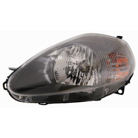 FARO FANALE PROIETTORE SX H4 CONNETTORE GIALLO NERA FIAT GRANDE PUNTO (199) 2005 2012 OEM 51833191
