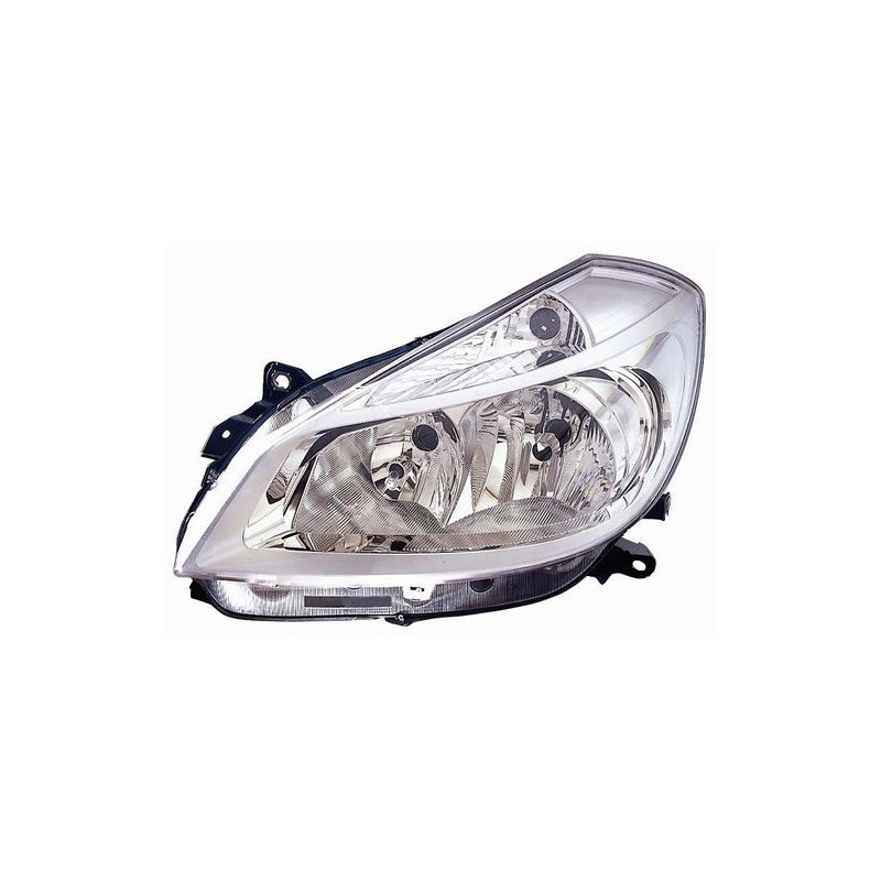 FARO FANALE PROIETTORE DX H7,H7 CROMATA ELETTRICA RENAULT CLIO III (BR0 1/CR0 1) 2006 2009 OEM 7701061069